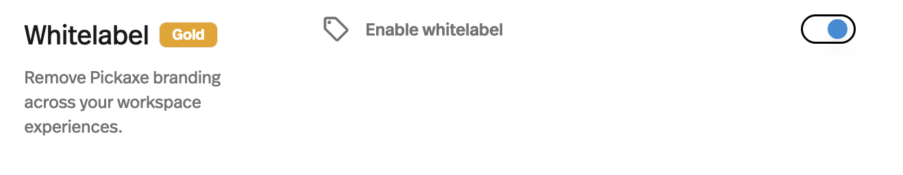 White-label everything